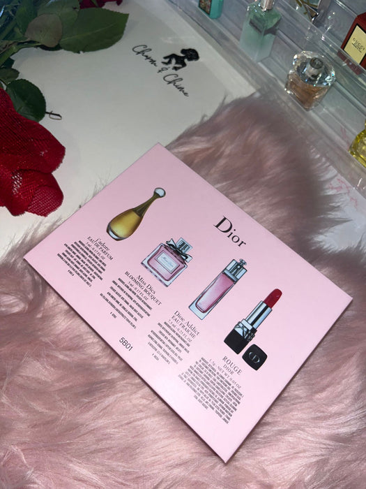 Dior Pink Four-Piece Set + (Lipstick)